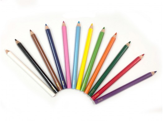 F-CP41-12_10mm Jumbo Colored Pencil