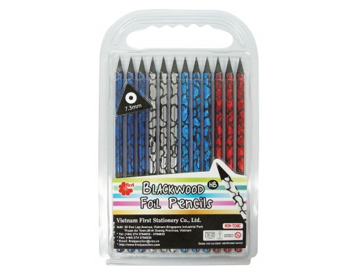 F-GP05_ Black Wood Foil Pencil